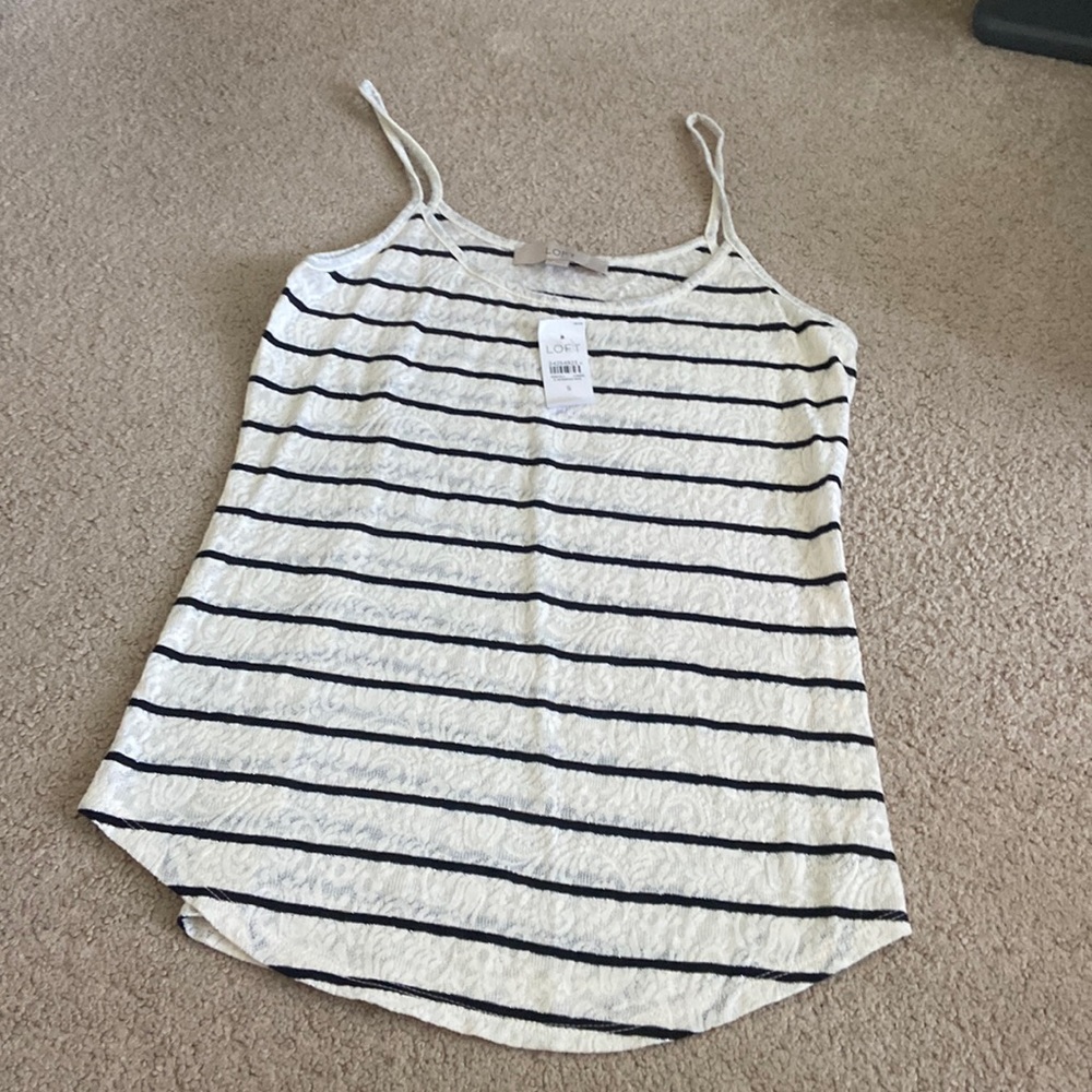 Loft lace tank top